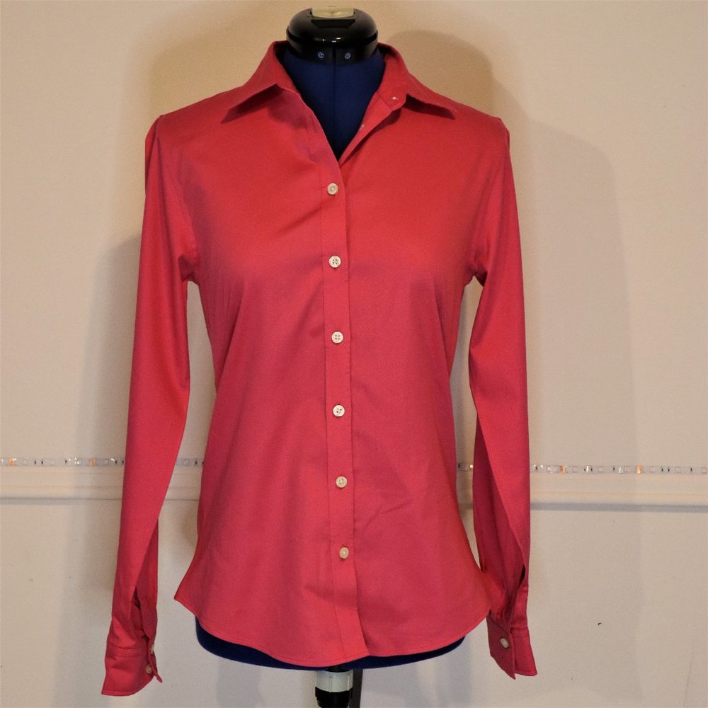 Banana Republic pink button down shirt